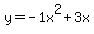 y=-1x%5E2%2B3x