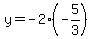 y=-2%28-5%2F3%29