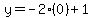 y=-2%280%29%2B1