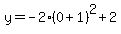 y=-2%280%2B1%29%5E2%2B2