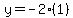 y=-2%281%29