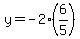 y=-2%286%2F5%29