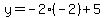 y=-2%2A%28-2%29%2B5