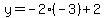 y=-2%2A%28-3%29%2B2