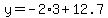 y=-2%2A3%2B12.7