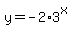 y=-2%2A3%5Ex