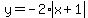 y=-2%2Aabs%28x%2B1%29