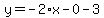 y=-2%2Ax-0-3