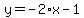 y=-2%2Ax-1