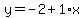 y=-2%2B1%2Ax
