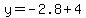 y=-2.8%2B4