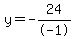 y=-24%2F-1