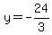 y=-24%2F3