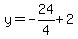 y=-24%2F4%2B2