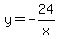 y=-24%2Fx