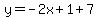 y=-2x%2B1%2B7