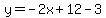 y=-2x%2B12-3