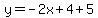 y=-2x%2B4%2B5