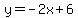 y=-2x%2B6