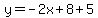 y=-2x%2B8%2B5