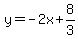 y=-2x%2B8%2F3