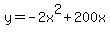 y=-2x%5E2%2B200x