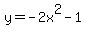 y=-2x%5E2-1