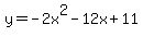 y=-2x%5E2-12x%2B11+