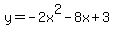 y=-2x%5E2-8x%2B3