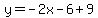 y=-2x-6%2B9