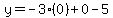 \"y=-3%280%29%2B0-5\"