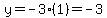 y=-3%281%29=-3