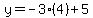 y=-3%284%29%2B5