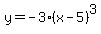 y=-3%28x-5%29%5E3