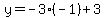 y=-3%2A%28-1%29%2B3