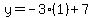 y=-3%2A%281%29%2B7