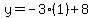 y=-3%2A%281%29%2B8