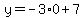 y=-3%2A0%2B7