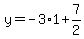 y=-3%2A1%2B7%2F2