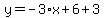 y=-3%2Ax%2B6%2B3