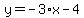 y=-3%2Ax-4