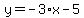 y=-3%2Ax-5