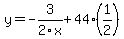 y=-3%2F2x%2B44%281%2F2%29