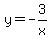y=-3%2Fx