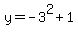 y=-3%5E2%2B1