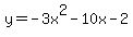 y=-3+x%5E2-10+x-2