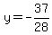 y=-37%2F28