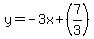 y=-3x%2B%287%2F3%29