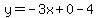 y=-3x%2B0-4
