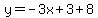 y=-3x%2B3%2B8